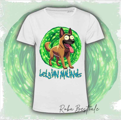 RICK &amp; MORTY T-Shirt - BELGIAN SHEPHERD MALINOIS