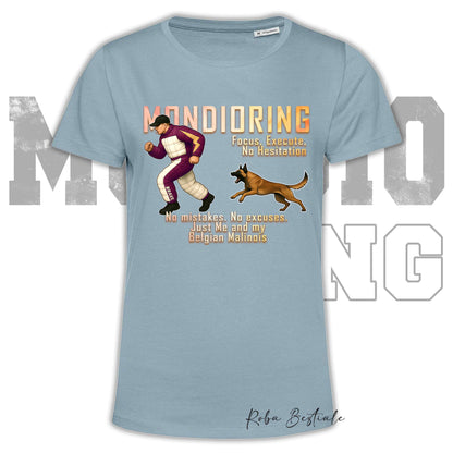 T-Shirt MONDIORING Chase! - PASTORE BELGA MALINOIS - In tanti colori - Uomo o Donna - dalla XS alla 5XL