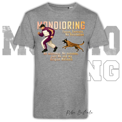 T-Shirt MONDIORING Chase! - PASTORE BELGA MALINOIS - In tanti colori - Uomo o Donna - dalla XS alla 5XL