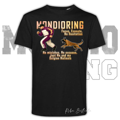 T-Shirt MONDIORING Chase! - PASTORE BELGA MALINOIS - In tanti colori - Uomo o Donna - dalla XS alla 5XL