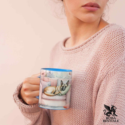 Tazza SOFT LIFE - PASTORE BELGA MALINOIS - In Ceramica, colore a scelta - 330 ml