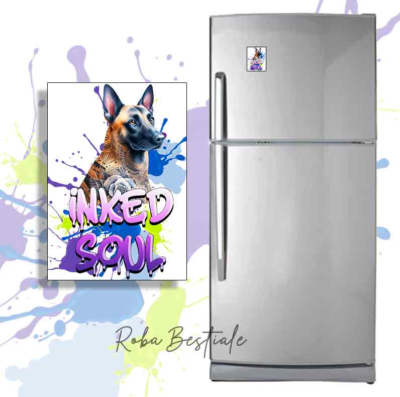 Magnete INKED SOUL - PASTORE BELGA MALINOIS