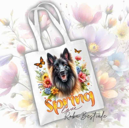 Tote Bag PASTORE BELGA TERVUEREN - Collezione Spring Love