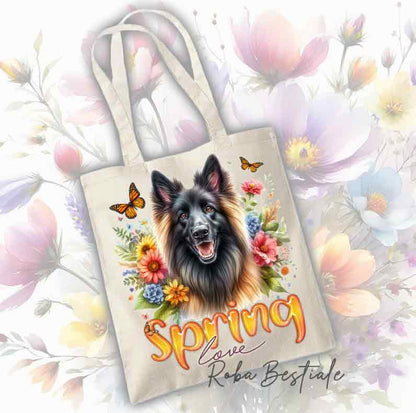 Tote Bag PASTORE BELGA TERVUEREN - Collezione Spring Love