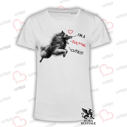 T-Shirt CUTIE - BELGIAN SHEPHERD TERVUEREN - White or Beige, Men's or Women's - from XS to 5XL
