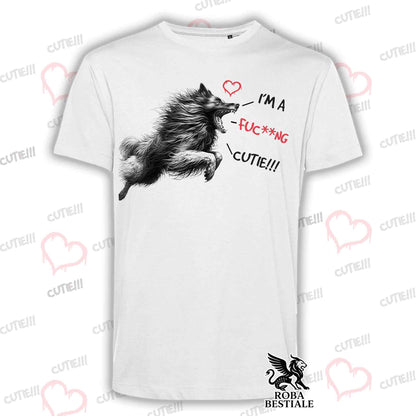 T-Shirt CUTIE - BELGIAN SHEPHERD TERVUEREN - White or Beige, Men's or Women's - from XS to 5XL