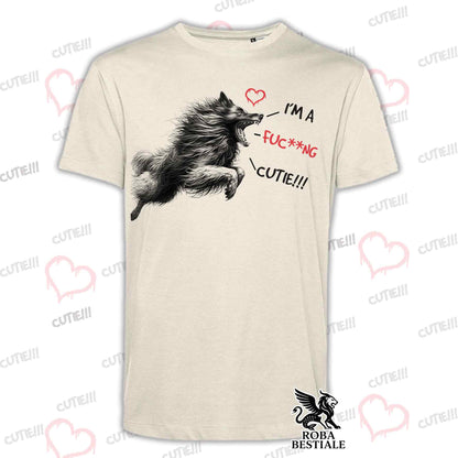 T-Shirt CUTIE - BELGIAN SHEPHERD TERVUEREN - White or Beige, Men's or Women's - from XS to 5XL