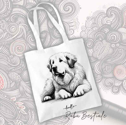Tote Bag PASTORE ABRUZZESE MAREMMANO - Collezione Doodle