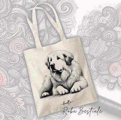 Tote Bag PASTORE ABRUZZESE MAREMMANO - Collezione Doodle