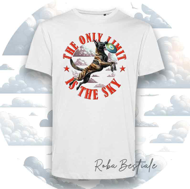 T-Shirt SKY LIMIT - PASTORE OLANDESE a Pelo Corto