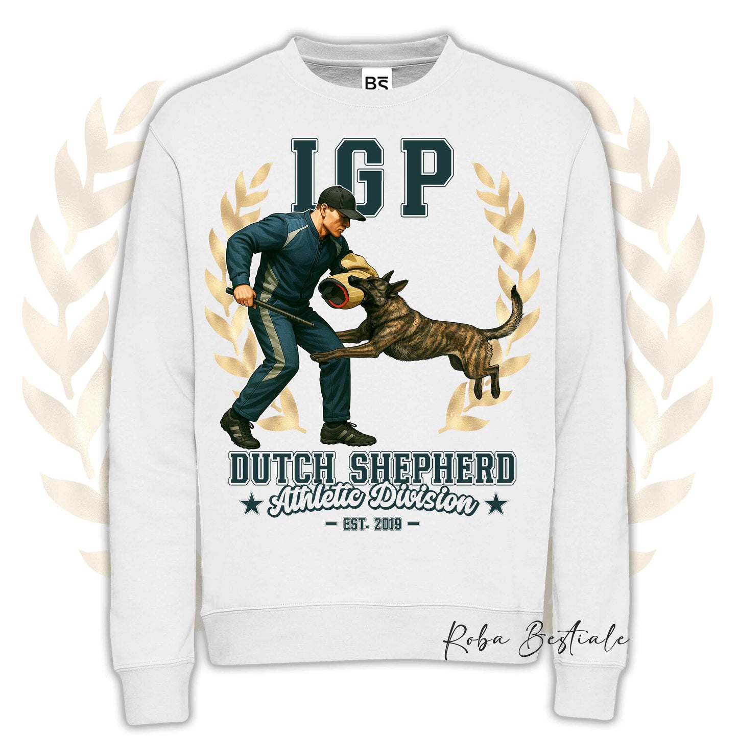 Felpa Invernale IGP ATTACK - PASTORE OLANDESE - Girocollo, Unisex, in tanti colori! - dalla XS alla 3XL