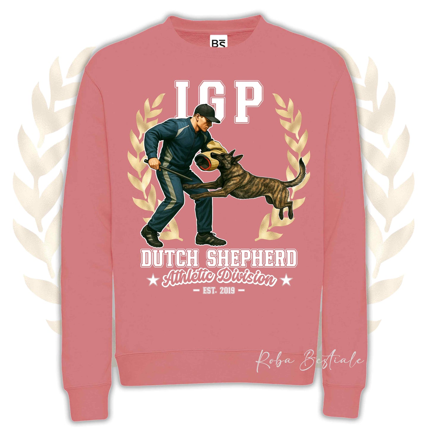 Felpa Invernale IGP ATTACK - PASTORE OLANDESE - Girocollo, Unisex, in tanti colori! - dalla XS alla 3XL