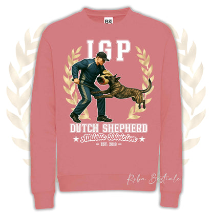Felpa Invernale IGP ATTACK - PASTORE OLANDESE - Girocollo, Unisex, in tanti colori! - dalla XS alla 3XL