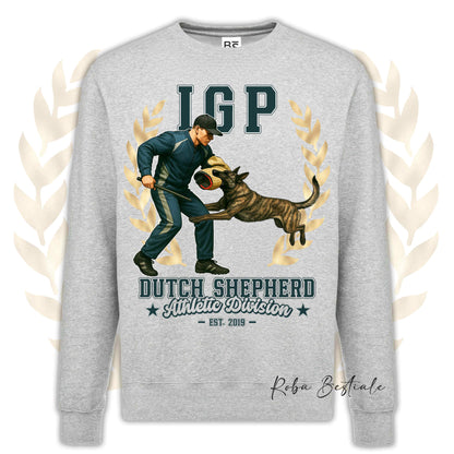 Felpa Invernale IGP ATTACK - PASTORE OLANDESE - Girocollo, Unisex, in tanti colori! - dalla XS alla 3XL