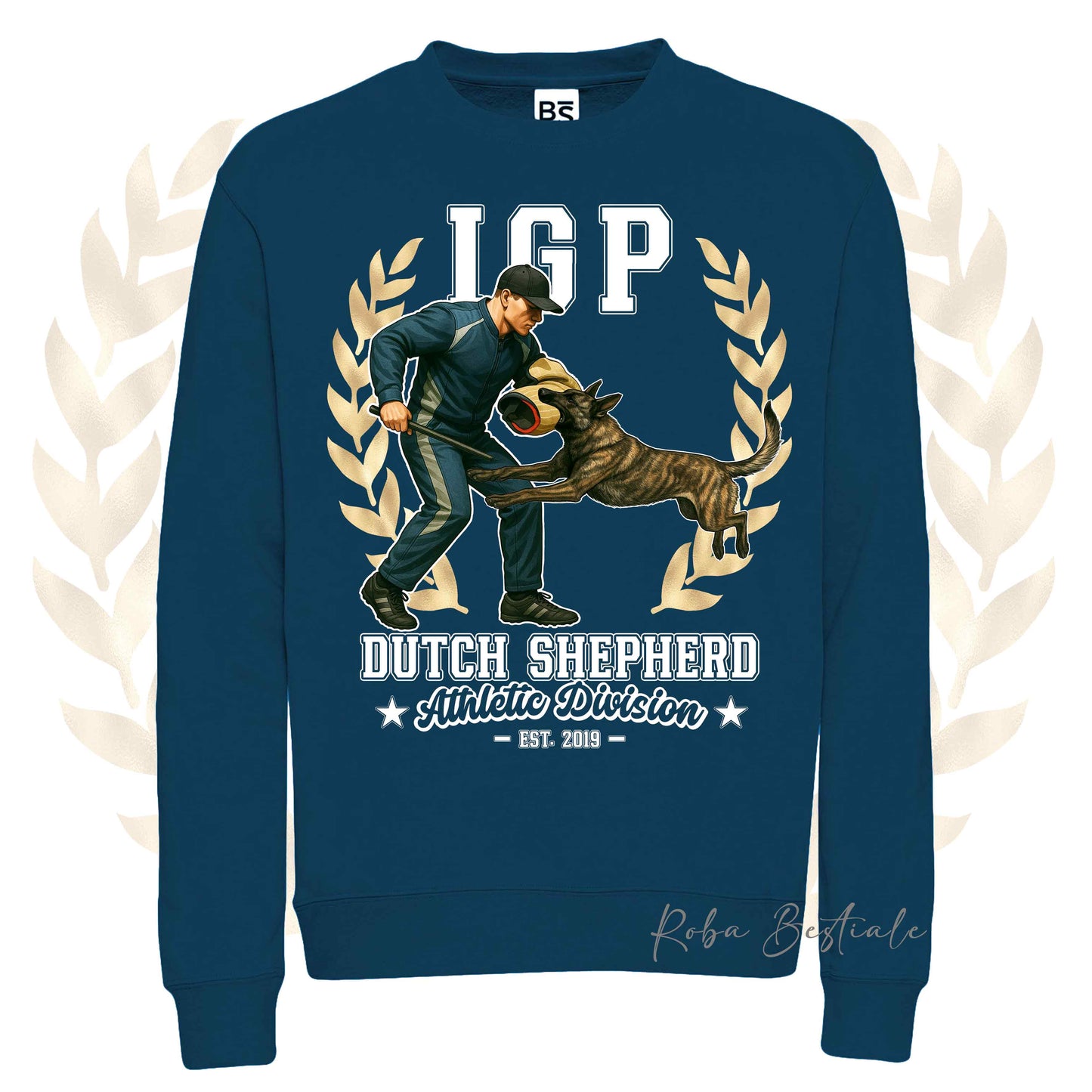 Felpa Invernale IGP ATTACK - PASTORE OLANDESE - Girocollo, Unisex, in tanti colori! - dalla XS alla 3XL