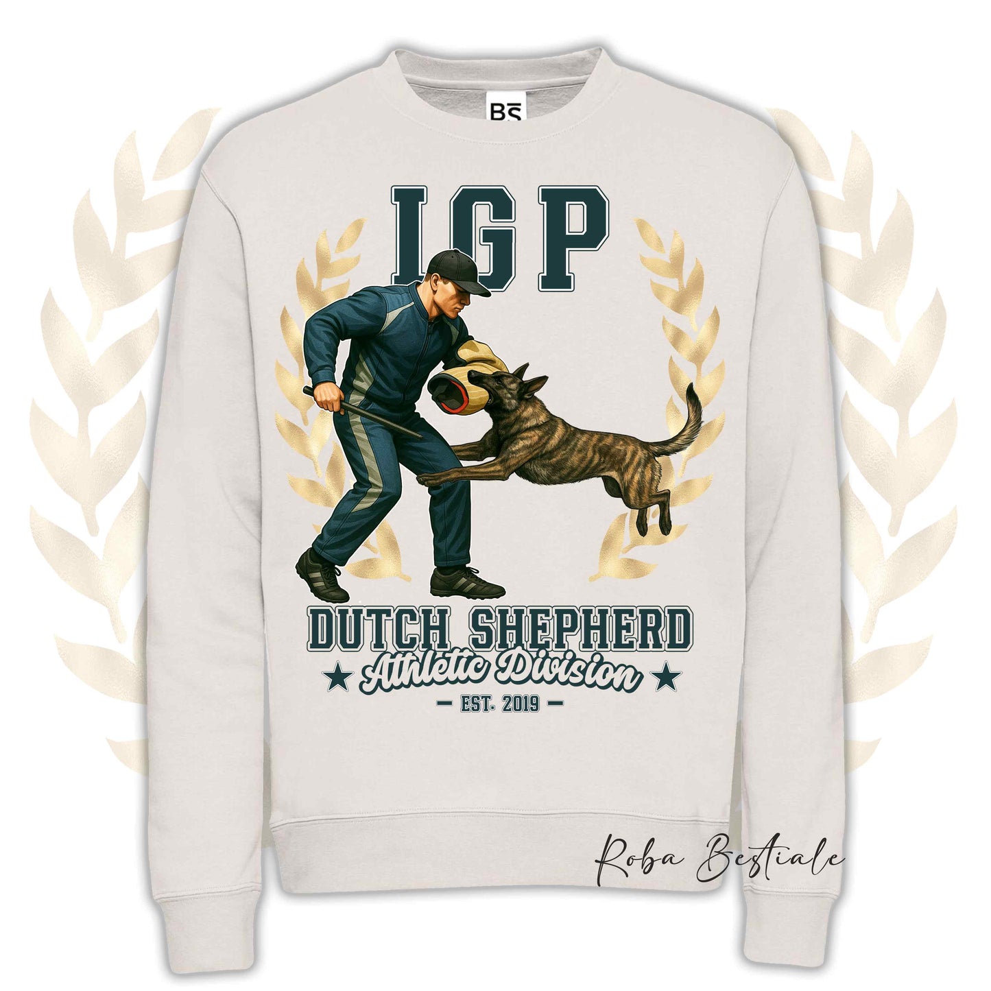 Felpa Invernale IGP ATTACK - PASTORE OLANDESE - Girocollo, Unisex, in tanti colori! - dalla XS alla 3XL
