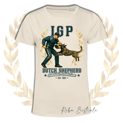 T-Shirt IGP ATTACK - PASTORE OLANDESE a Pelo Corto - Uomo o Donna - dalla XS alla 5XL