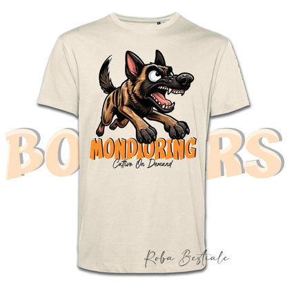 T-Shirt BONKERS - MONDIORING - PASTORE OLANDESE a Pelo Corto - Uomo o Donna - dalla XS alla 5XL