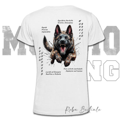 T-Shirt MONDIORING6 - PASTORE OLANDESE a Pelo Corto - Uomo o Donna - dalla XS alla 5XL