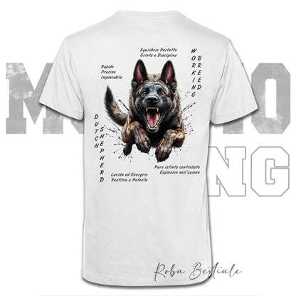 T-Shirt MONDIORING6 - PASTORE OLANDESE a Pelo Corto - Uomo o Donna - dalla XS alla 5XL
