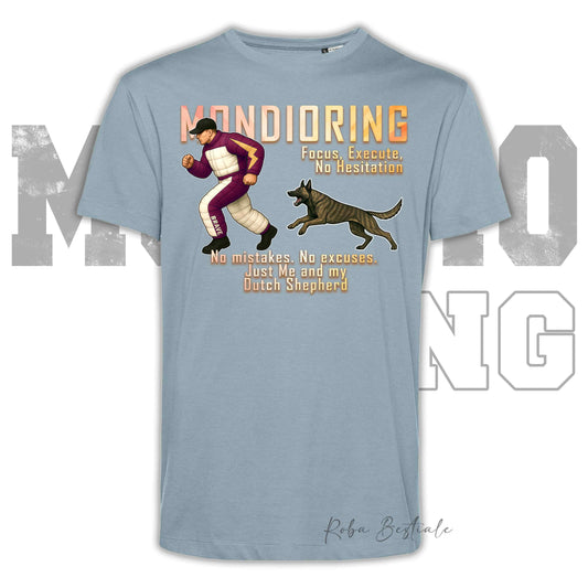 T-Shirt MONDIORING Chase! - PASTORE OLANDESE a Pelo Corto - In tanti colori - Uomo o Donna - dalla XS alla 5XL