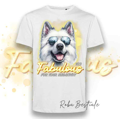 TOO FABULOUS T-Shirt - WHITE SWISS SHEPHERD