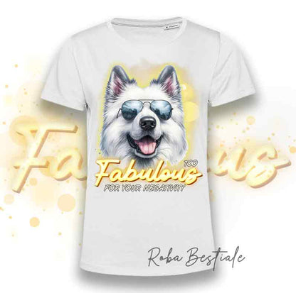 TOO FABULOUS T-Shirt - WHITE SWISS SHEPHERD