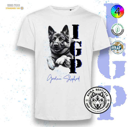 T-Shirt IGP 3 - PASTORE TEDESCO DA LAVORO "GRIGIONE"