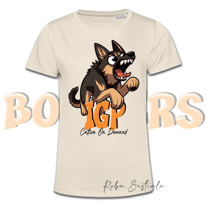 BONKERS T-Shirt - IGP - Working GERMAN SHEPHERD "Grigione" - Men or Women - XS to 5XL