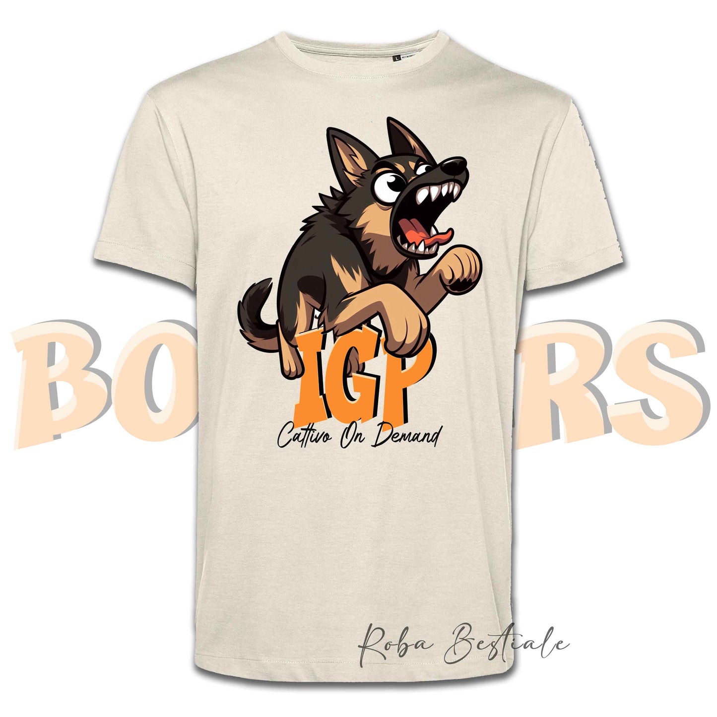 BONKERS T-Shirt - IGP - Working GERMAN SHEPHERD "Grigione" - Men or Women - XS to 5XL