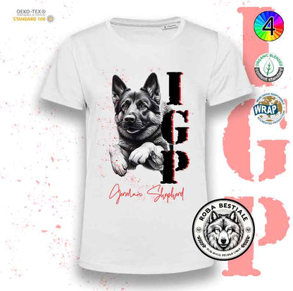 T-Shirt IGP 3 - PASTORE TEDESCO DA LAVORO "GRIGIONE"