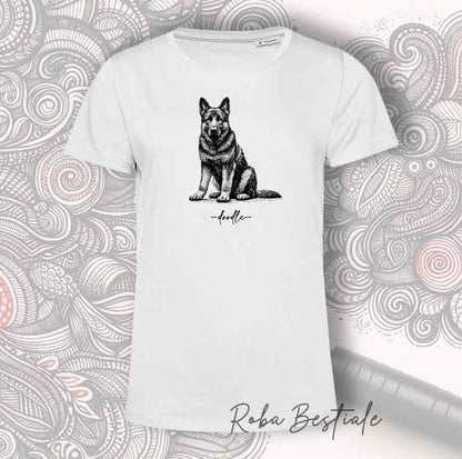 DOODLE T-Shirt - GERMAN SHEPHERD "GRISON"