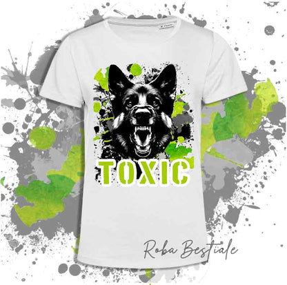 T-Shirt TOXIC - PASTORE TEDESCO "GRIGIONE"