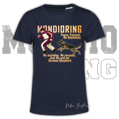 T-Shirt MONDIORING Chase! - PASTORE TEDESCO da Lavoro "Grigione" - In tanti colori - Uomo o Donna - dalla XS alla 5XL