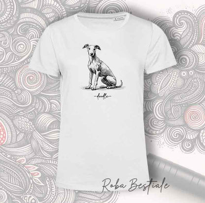 T-Shirt DOODLE - PICCOLO LEVRIERO ITALIANO