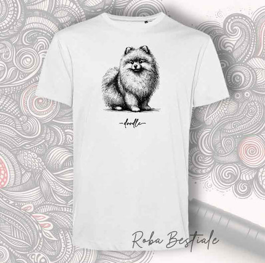 T-Shirt DOODLE - POMERANIA - SPITZ NANO