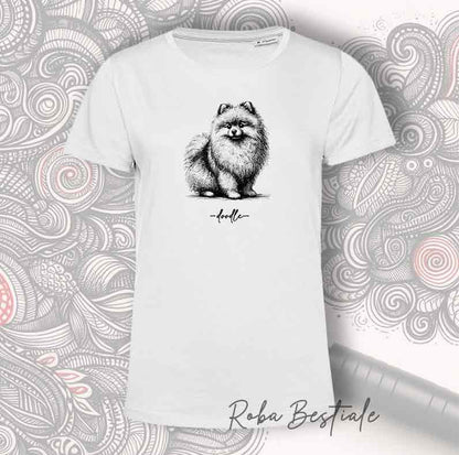 T-Shirt DOODLE - POMERANIA - SPITZ NANO