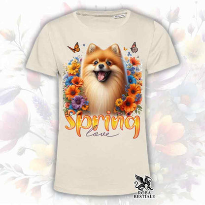 T-Shirt SPRING LOVE - SPITZ NANO Arancio - Bianca o Beige, da Uomo o da Donna - dalla XS alla 5XL