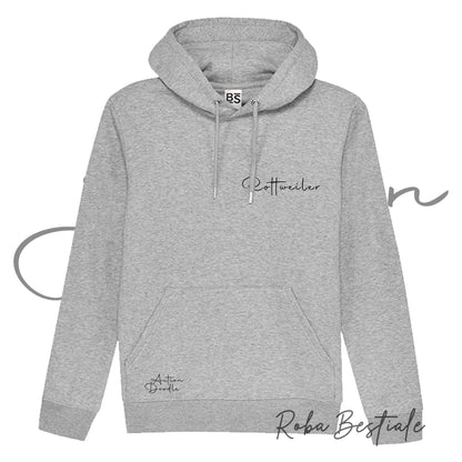 Felpa ACTION DOODLE - ROTTWEILER 1 - Unisex - Grigia - dalla XS alla 3XL