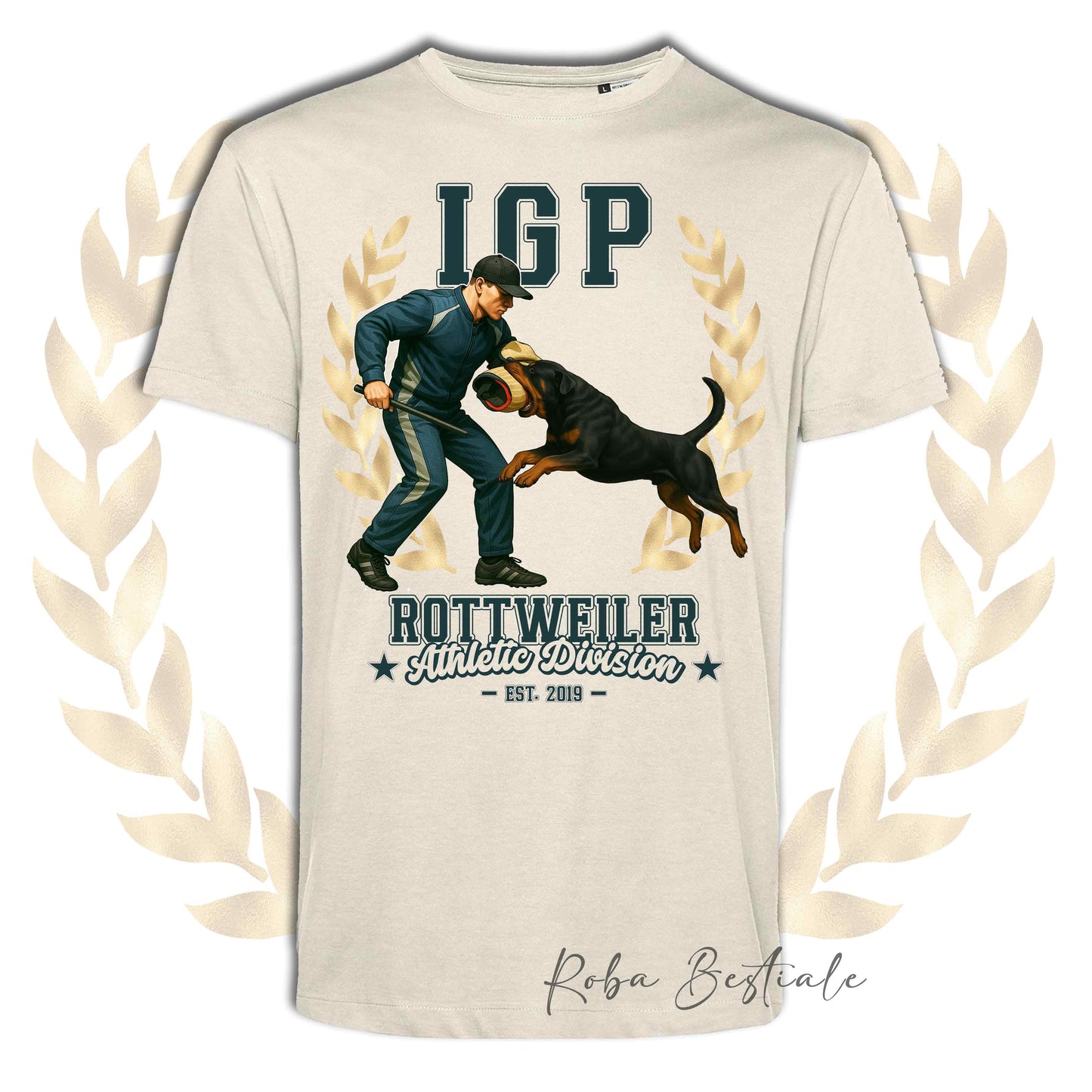 T-Shirt IGP ATTACK - ROTTWEILER - Uomo o Donna - dalla XS alla 5XL