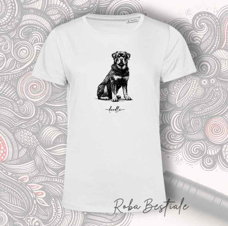 T-Shirt DOODLE - ROTTWEILER