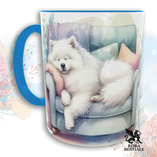 Tazza SOFT LIFE - SAMOIEDO - In Ceramica, colore a scelta - 330 ml