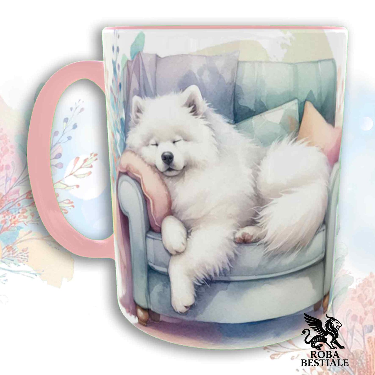 Tazza SOFT LIFE - SAMOIEDO - In Ceramica, colore a scelta - 330 ml