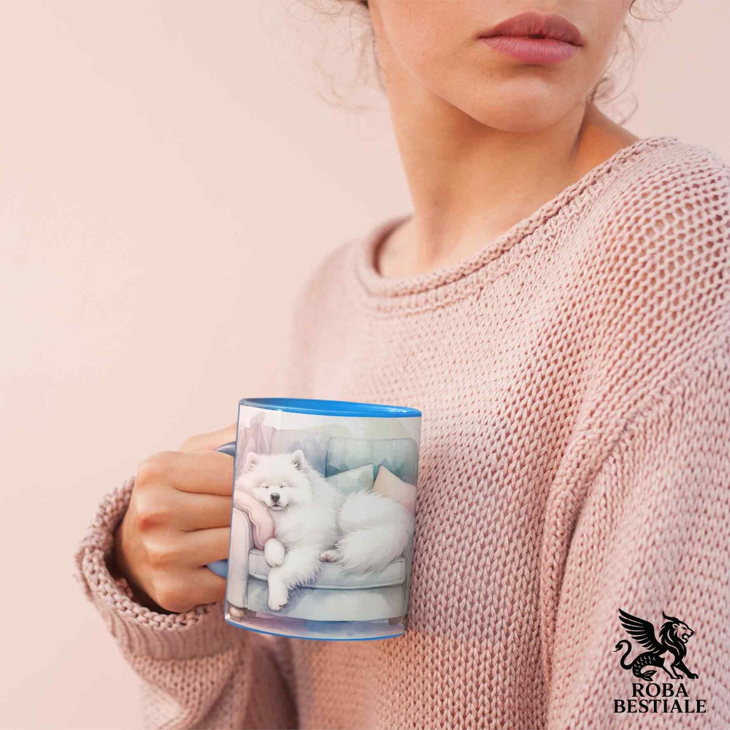 Tazza SOFT LIFE - SAMOIEDO - In Ceramica, colore a scelta - 330 ml