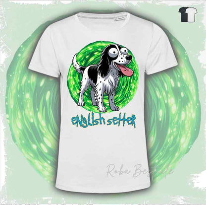RICK &amp; MORTY T-Shirt - AKITA INU Red
