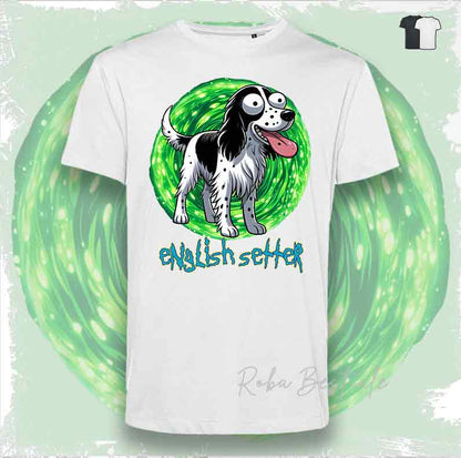 RICK &amp; MORTY T-Shirt - AKITA INU Red