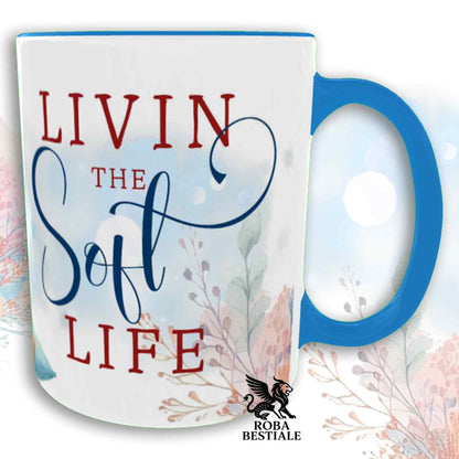 Tazza SOFT LIFE - SETTER INGLESE Blue Belton - In Ceramica, colore a scelta - 330 ml