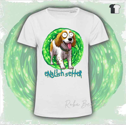 RICK &amp; MORTY T-Shirt - AKITA INU Red