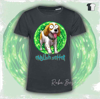 RICK &amp; MORTY T-Shirt - AKITA INU Red