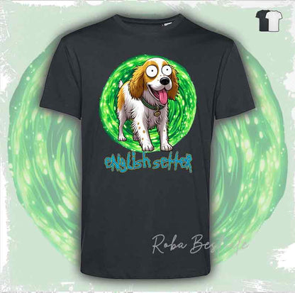 RICK &amp; MORTY T-Shirt - AKITA INU Red